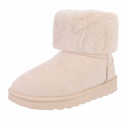 Damen Winterstiefeletten - beige - 12 Paar