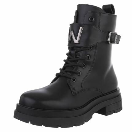 Damen Schnürstiefeletten - black Gr. 36