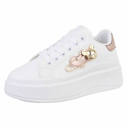 Damen Low-Sneakers - champagne