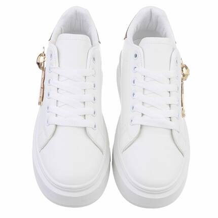 Damen Low-Sneakers - champagne