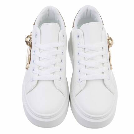 Damen Low-Sneakers - gold