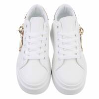 Damen Low-Sneakers - gold