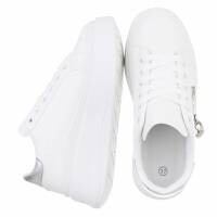 Damen Low-Sneakers - silver