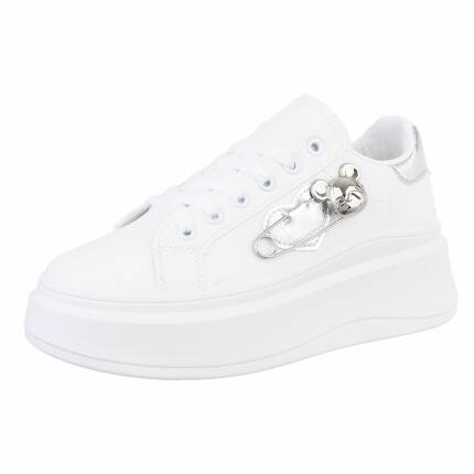 Damen Low-Sneakers - silver Gr. 36