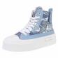 Damen High-Sneakers - jeans - 12 Paar