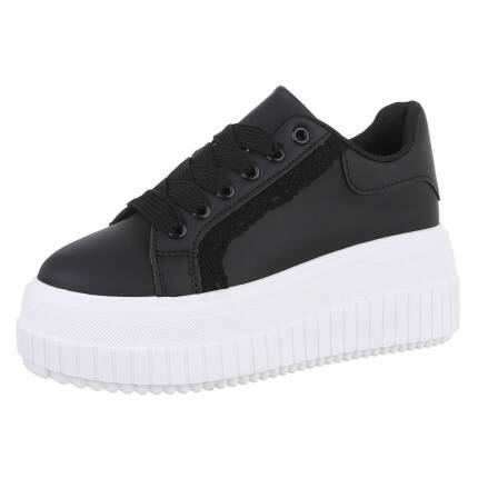 Damen Low-Sneakers - black Gr. 37