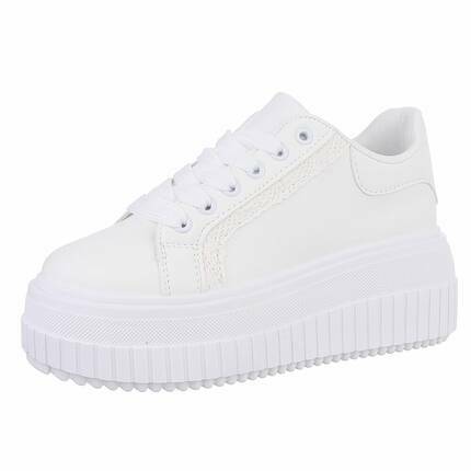 Damen Low-Sneakers - white - 12 Paar