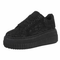 Damen Low-Sneakers - black