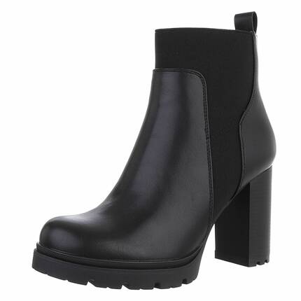 Damen High-Heel Stiefeletten - black - 12 Paar