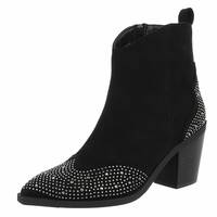 Damen High-Heel Stiefeletten - black