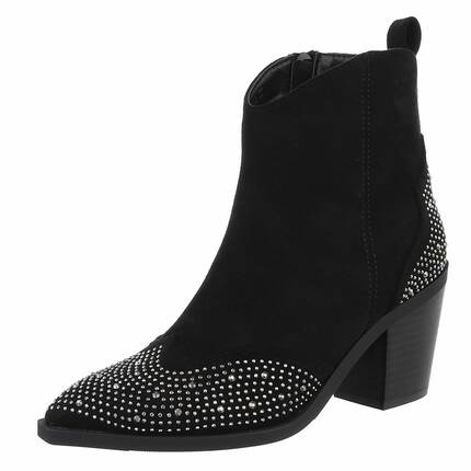 Damen High-Heel Stiefeletten - black - 12 Paar