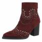 Damen High-Heel Stiefeletten - wine Gr. 36