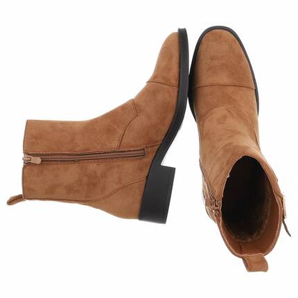 Damen Klassische Stiefeletten - camel