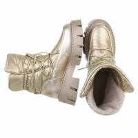 Damen Winterstiefeletten - gold