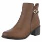 Damen High-Heel Stiefeletten - khaki Gr. 37