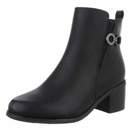 Damen High-Heel Stiefeletten - black Gr. 40