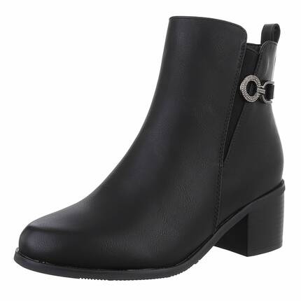 Damen High-Heel Stiefeletten - black Gr. 41