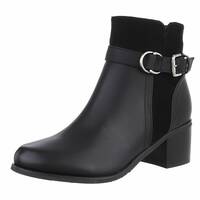 Damen High-Heel Stiefeletten - black