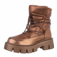 Damen Winterstiefeletten - rosegold