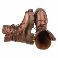 Damen Winterstiefeletten - rosegold