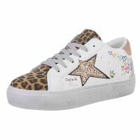 Damen Low-Sneakers - whitechampagne