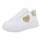 Damen Low-Sneakers - whgold - 12 Paar