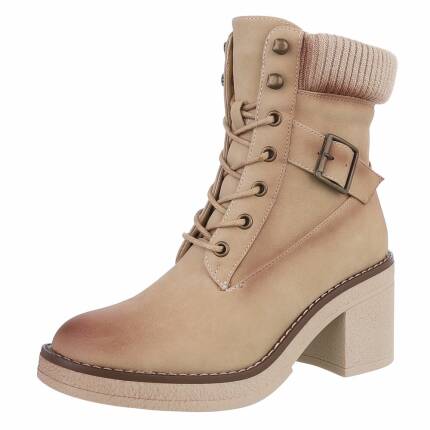 Damen Klassische Stiefeletten - khaki