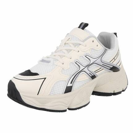 Damen Sportschuhe - beige Gr. 37