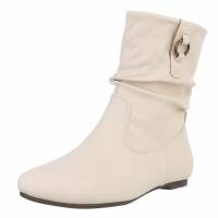 Damen Klassische Stiefeletten - beige