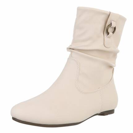 Damen Klassische Stiefeletten - beige - 12 Paar