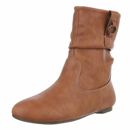 Damen Klassische Stiefeletten - camel