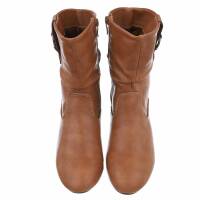 Damen Klassische Stiefeletten - camel