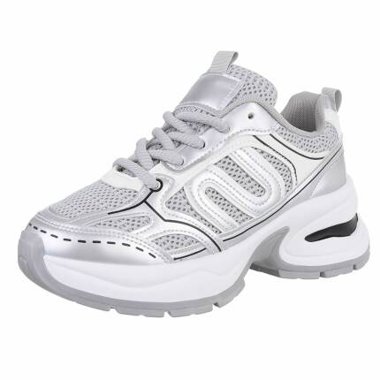 Damen Sportschuhe - silver Gr. 37