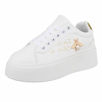 Damen Low-Sneakers - gold