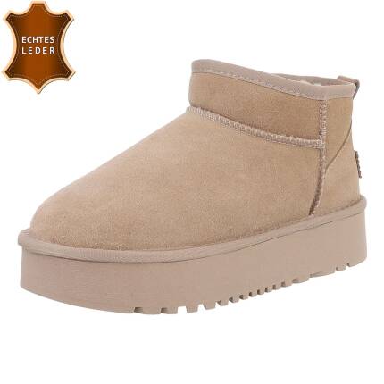 Damen Winterstiefeletten - khaki