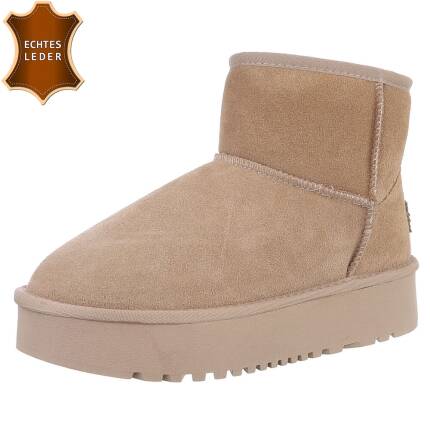 Damen Winterstiefeletten - khaki