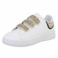 Damen Low-Sneakers - gold