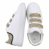 Damen Low-Sneakers - gold