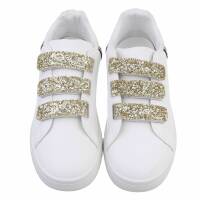 Damen Low-Sneakers - gold