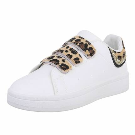 Damen Low-Sneakers - leopard