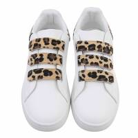 Damen Low-Sneakers - leopard