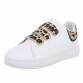 Damen Low-Sneakers - leopard Gr. 36