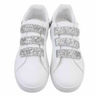 Damen Low-Sneakers - silver