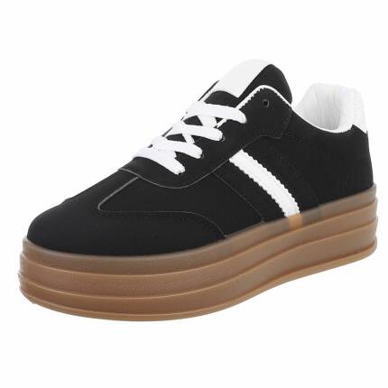 Damen Low-Sneakers - black