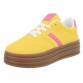 Damen Low-Sneakers - yellow