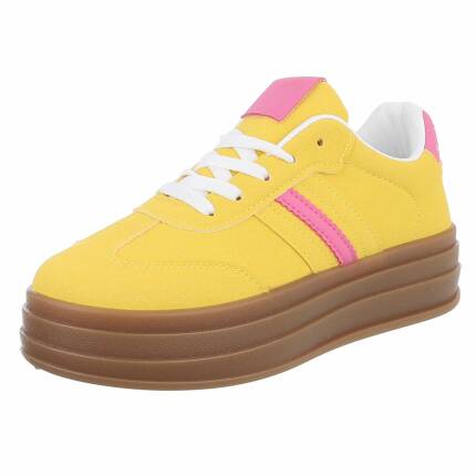 Damen Low-Sneakers - yellow Gr. 37