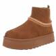 Damen Winterstiefeletten - camel