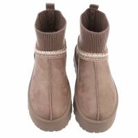 Damen Winterstiefeletten - khaki