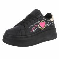 Damen Low-Sneakers - black