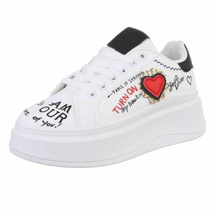 Damen Low-Sneakers - white Gr. 36